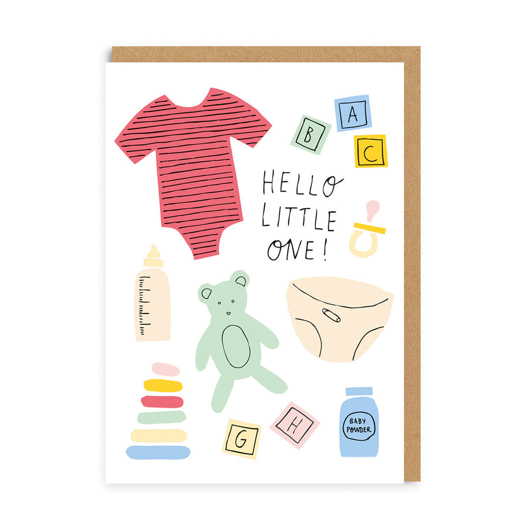 Grußkarte - Hello Little One!
