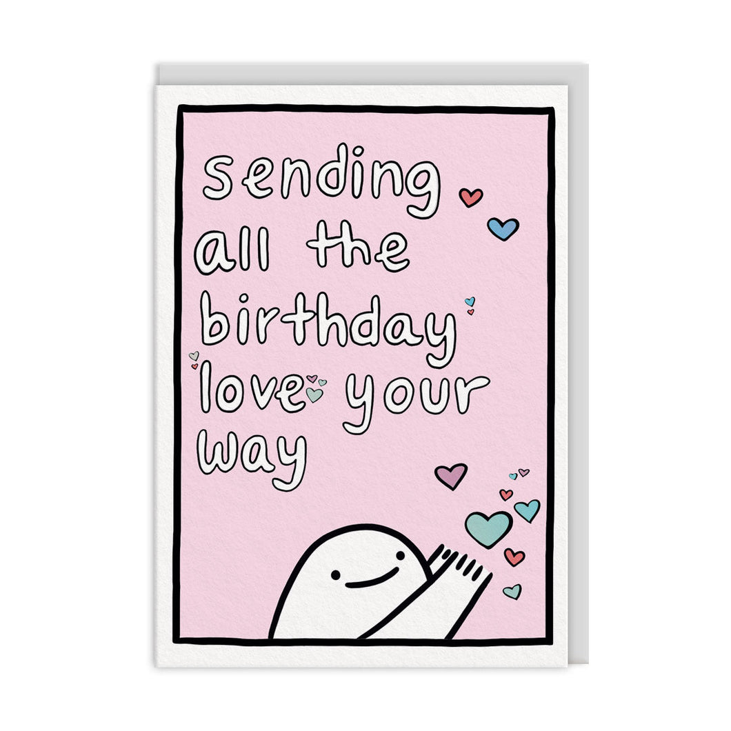 Grußkarte - Birthday Love