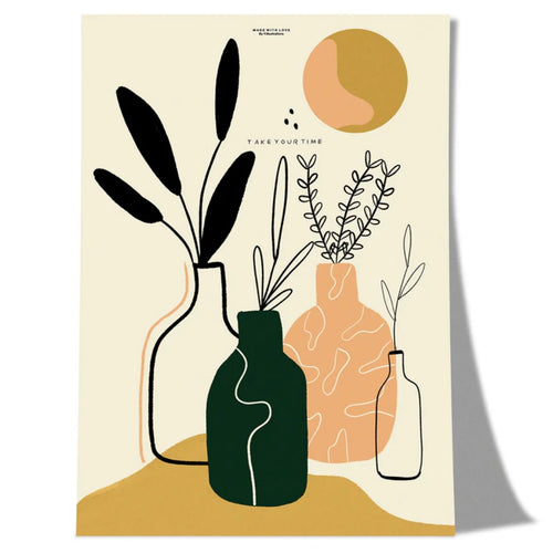 A4 Print - Abstract Vases