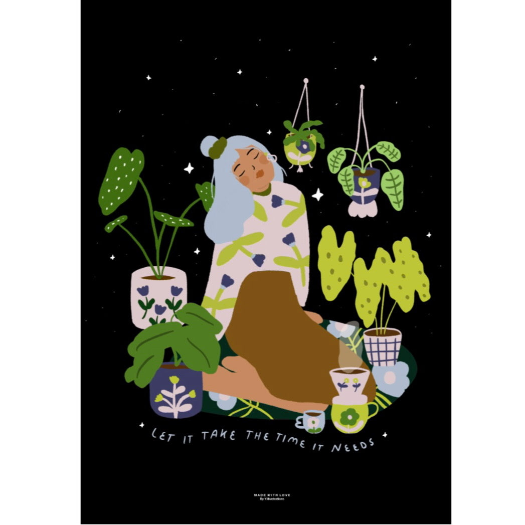 A4 Print - Let It Take Time