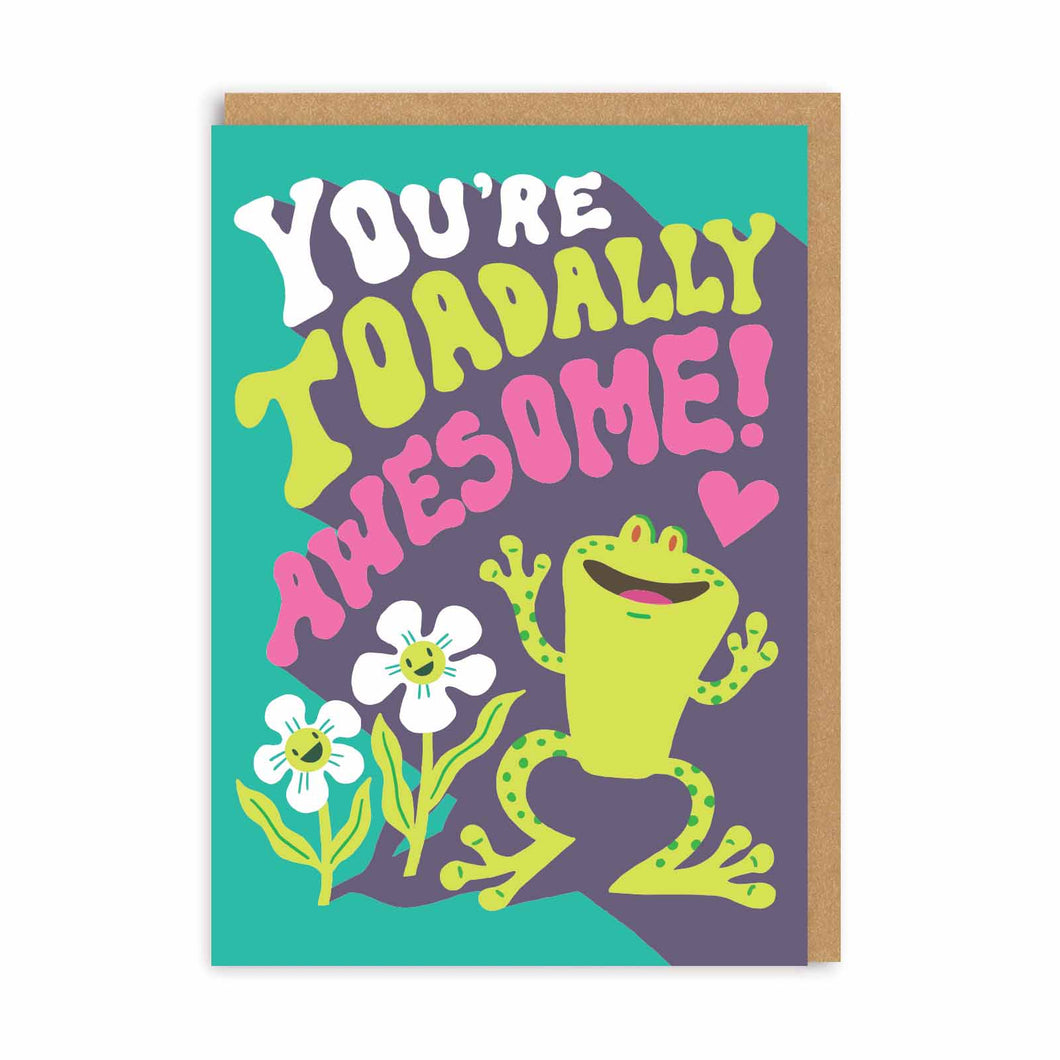 Grußkarte - Toadally Awesome