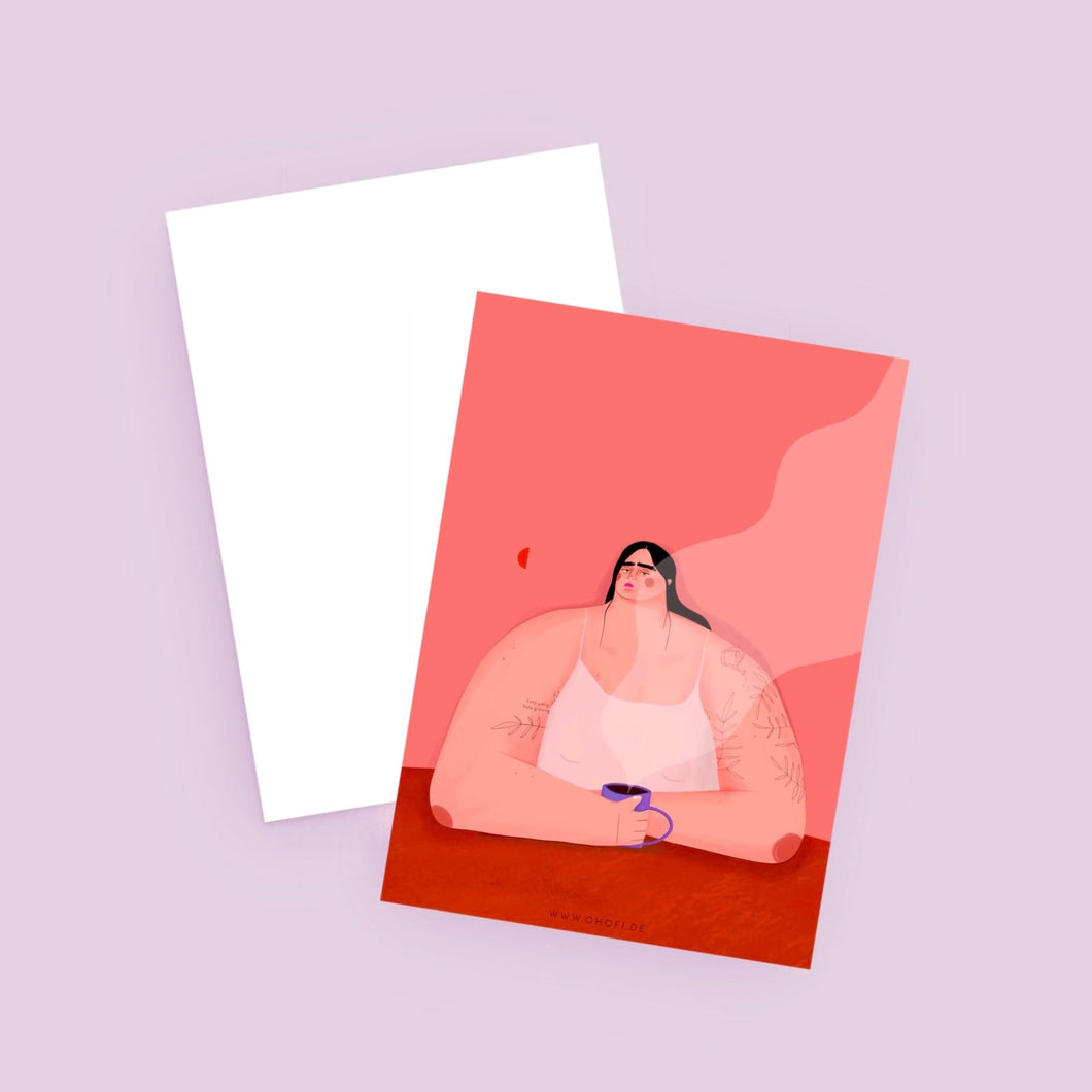 Postkarte - Coffee