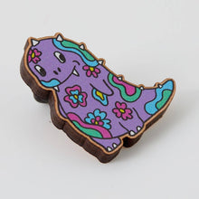 Pin aus Holz - Dinosaur
