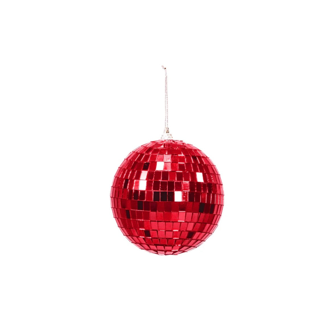 Aufhänger - Discokugel Rot