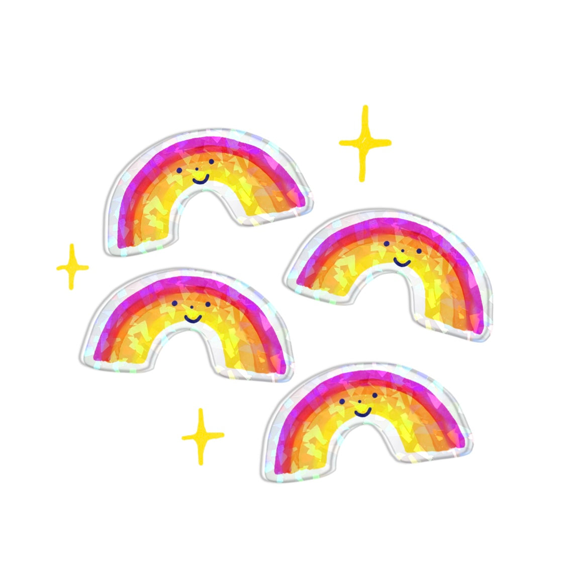 Aufkleber - Glitzer Sticker