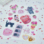 Stickerbogen - Sweet Love