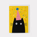 Grußkarte - Happy Birthday Katze