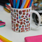 Stickerbogen - Hot Dog Shop