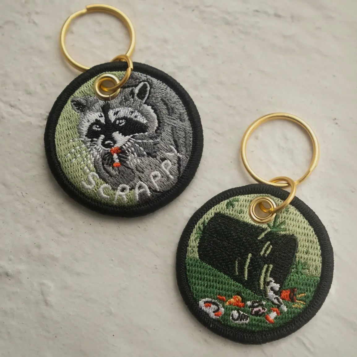 Schlüsselanhänger - Scrappy Racoon