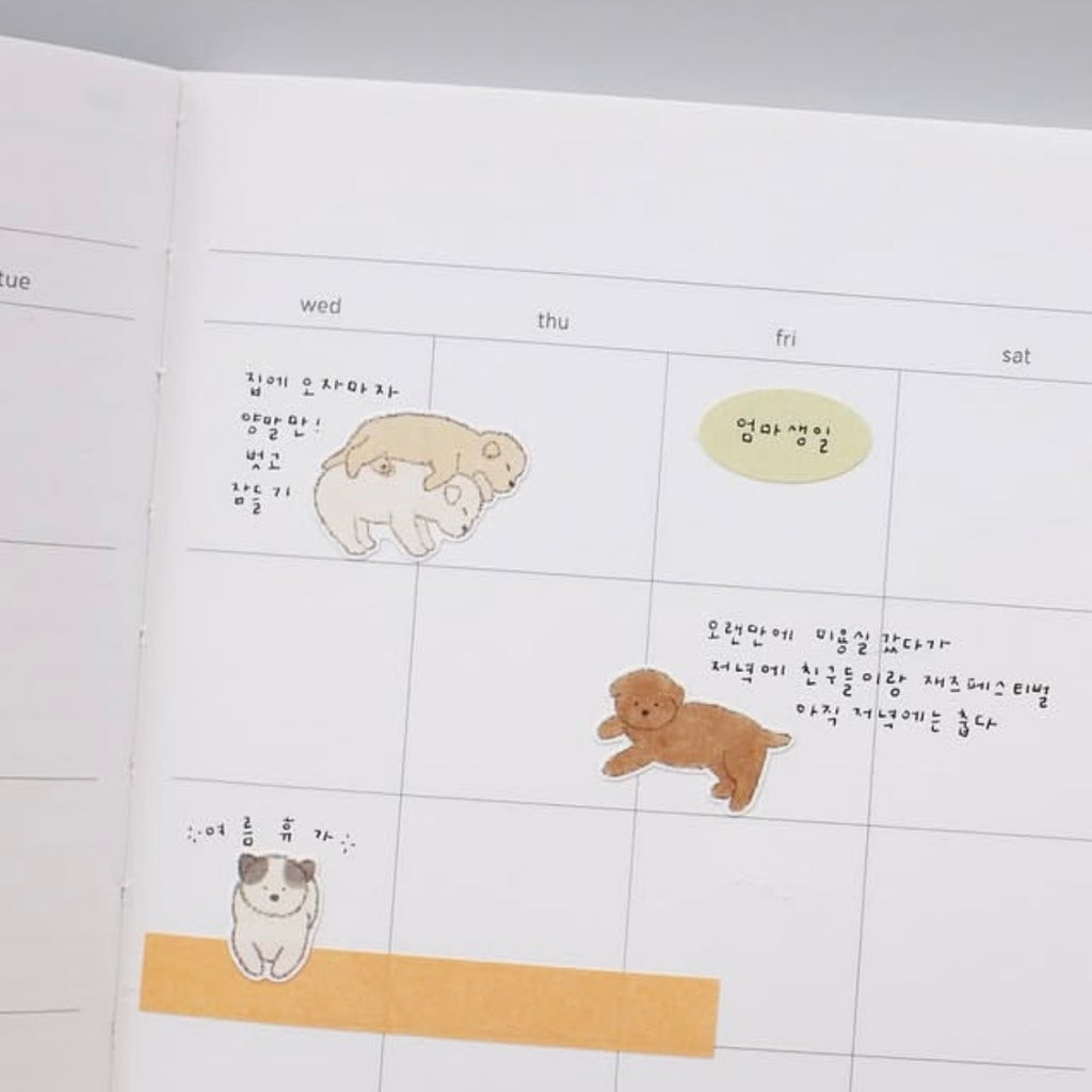 Stickerbogen - Furry Friends