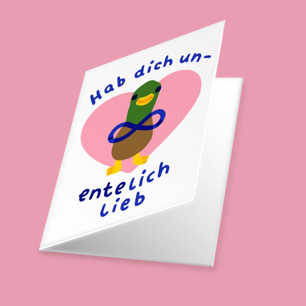 Grußkarte - UnEntelich Lieb
