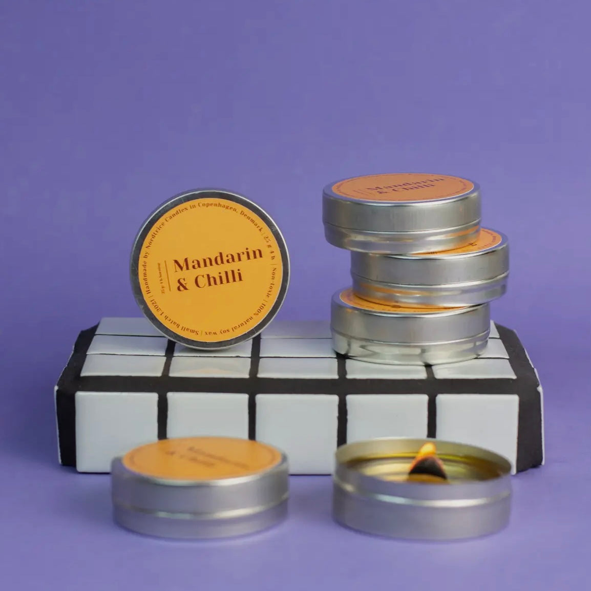 Duftkerze Mini - Mandarin & Chilli