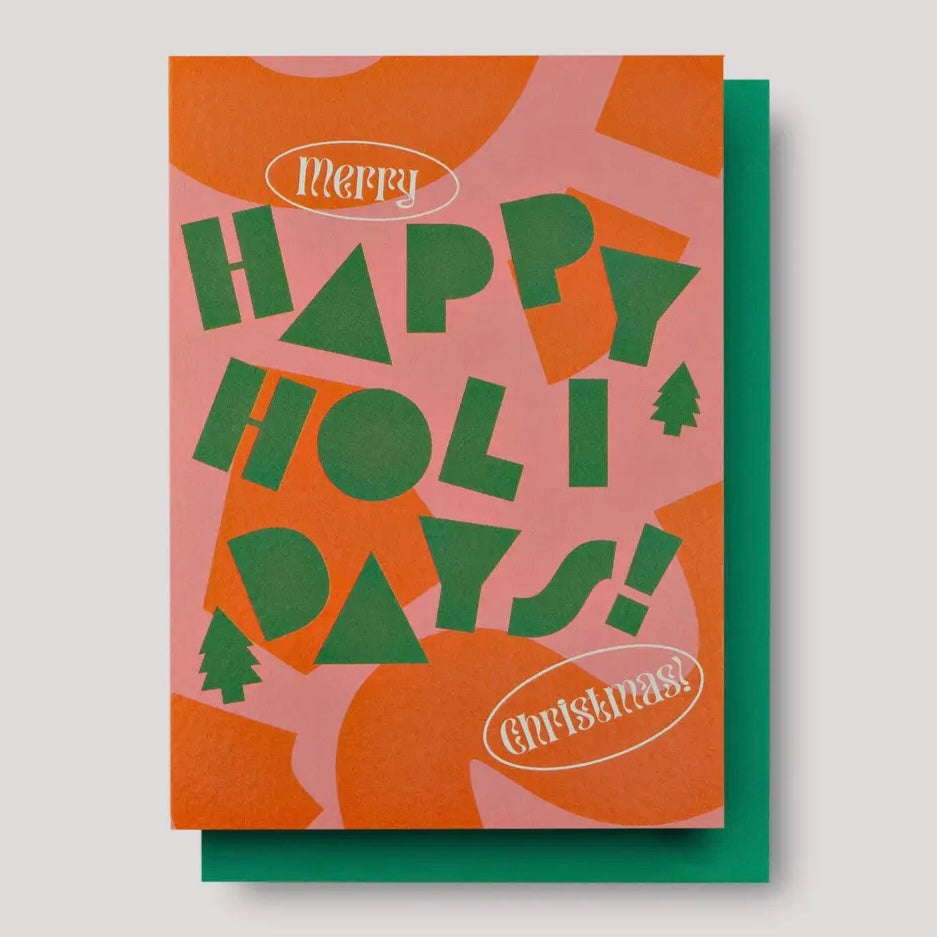 Grußkarte - Happy Holidays!