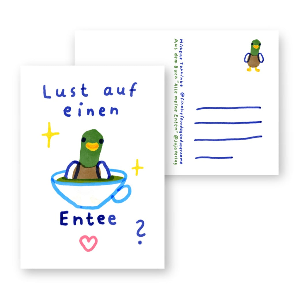 Postkarte - Lust auf einen Entee?