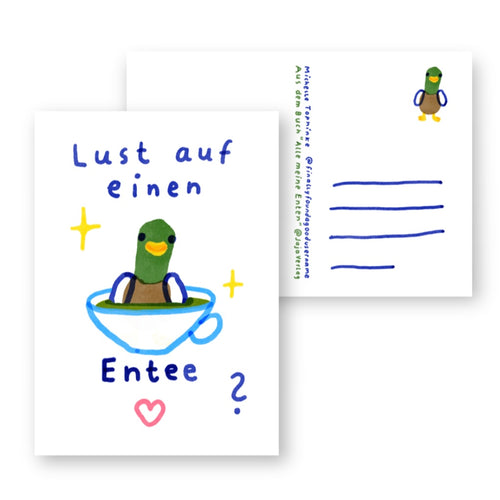 Postkarte - Lust auf einen Entee?