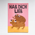 Postkarte - Hab Dich Lieb