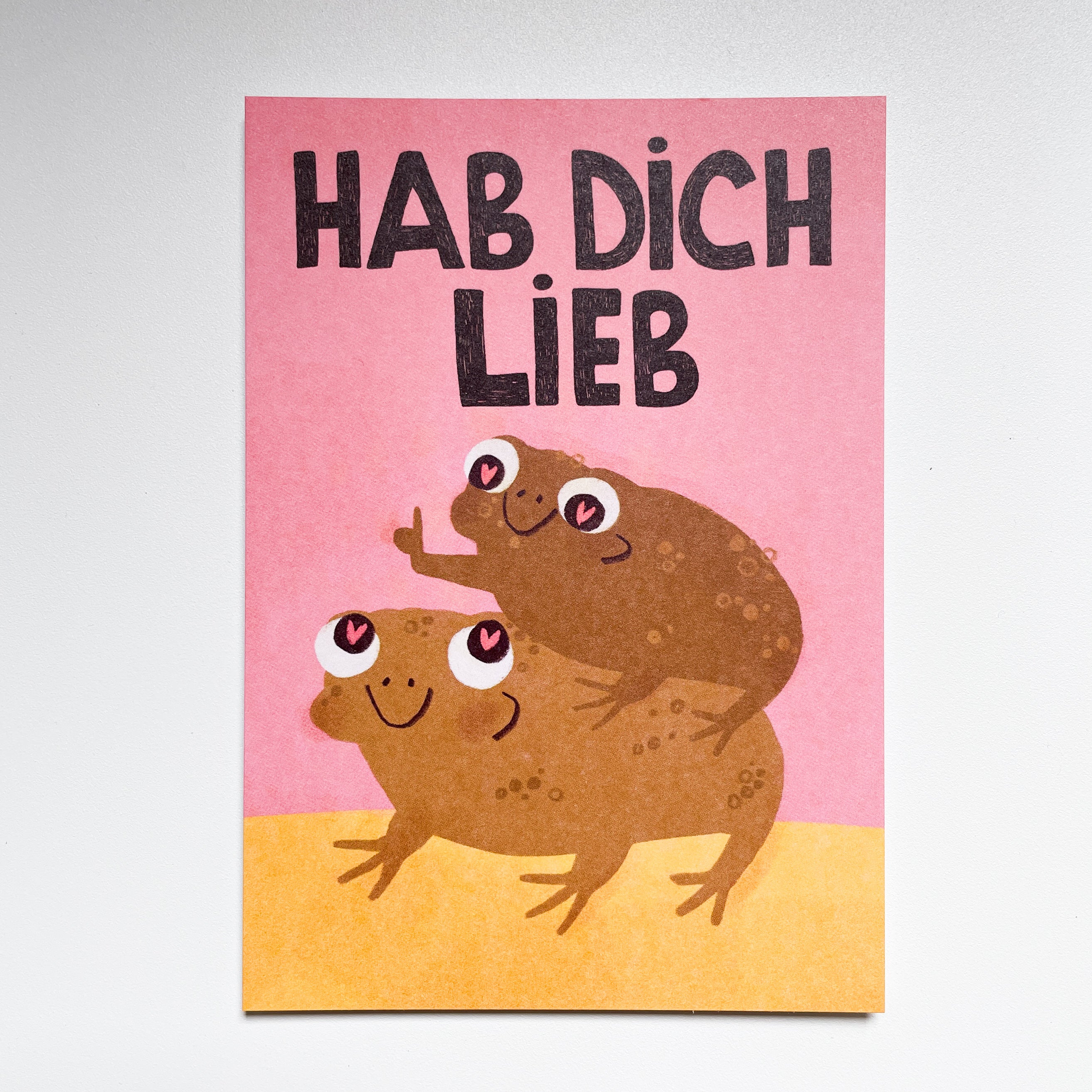 Postkarte - Hab Dich Lieb