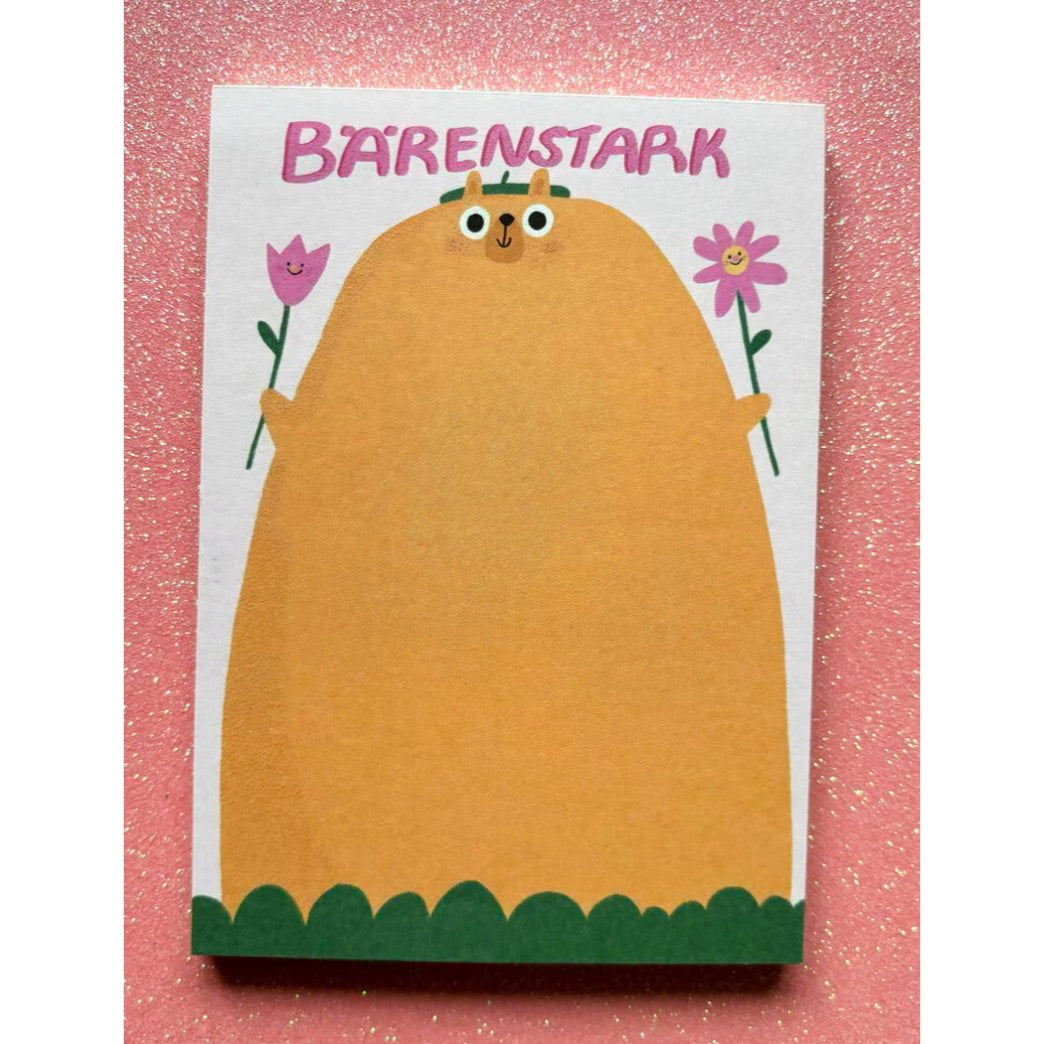 Notizblock - Bärenstark