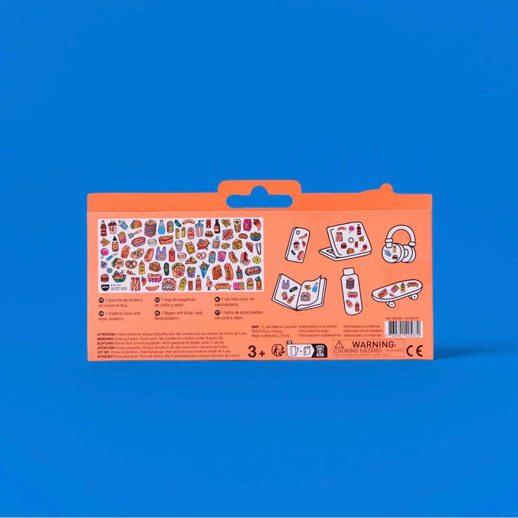 Stickerbogen - Hot Dog Shop