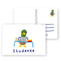 Postkarte - Studente