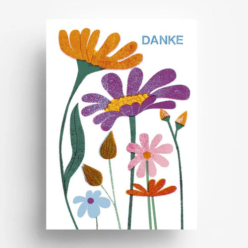Postkarte - Danke