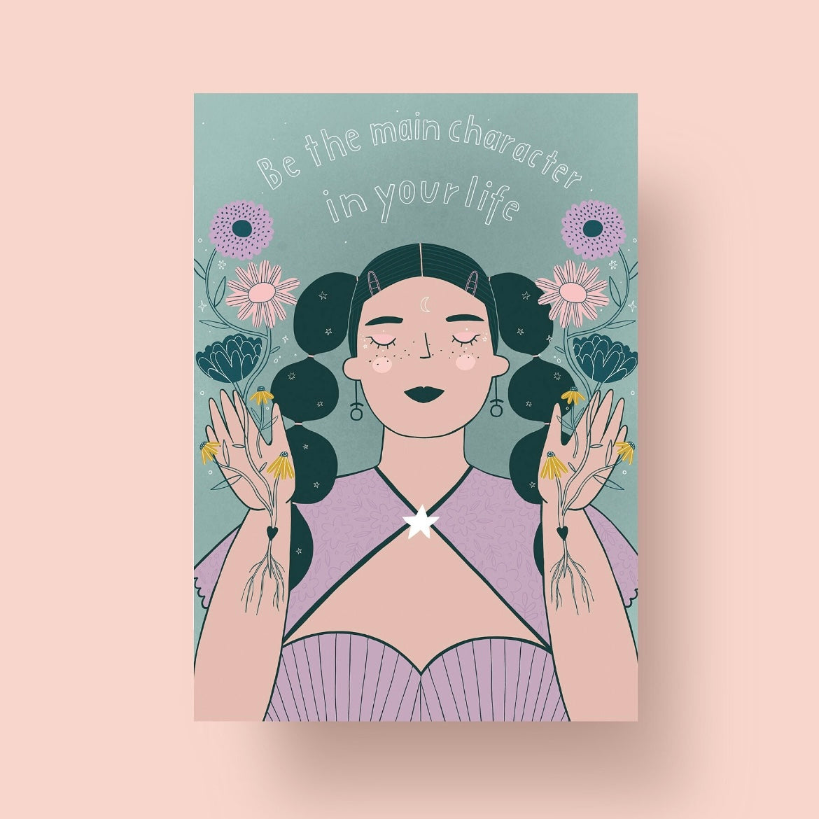 Postkarte - Main Character