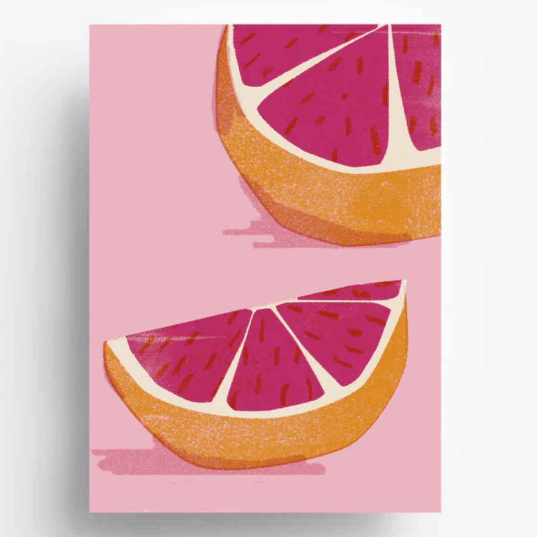 Postkarte - Grapefruit