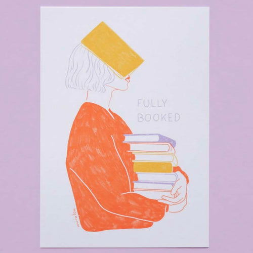 Postkarte - Fully Booked