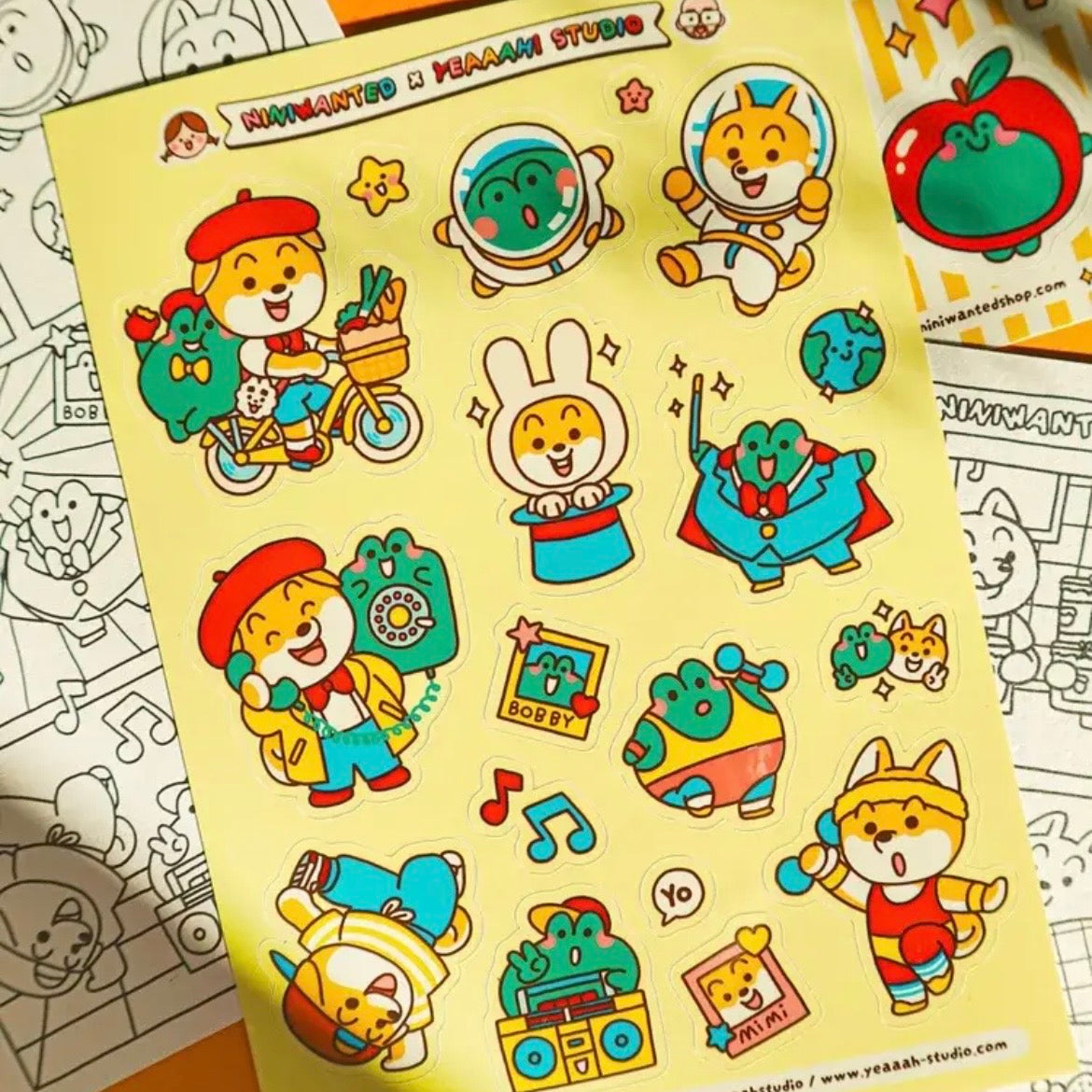 Stickerbogen - Hobbies