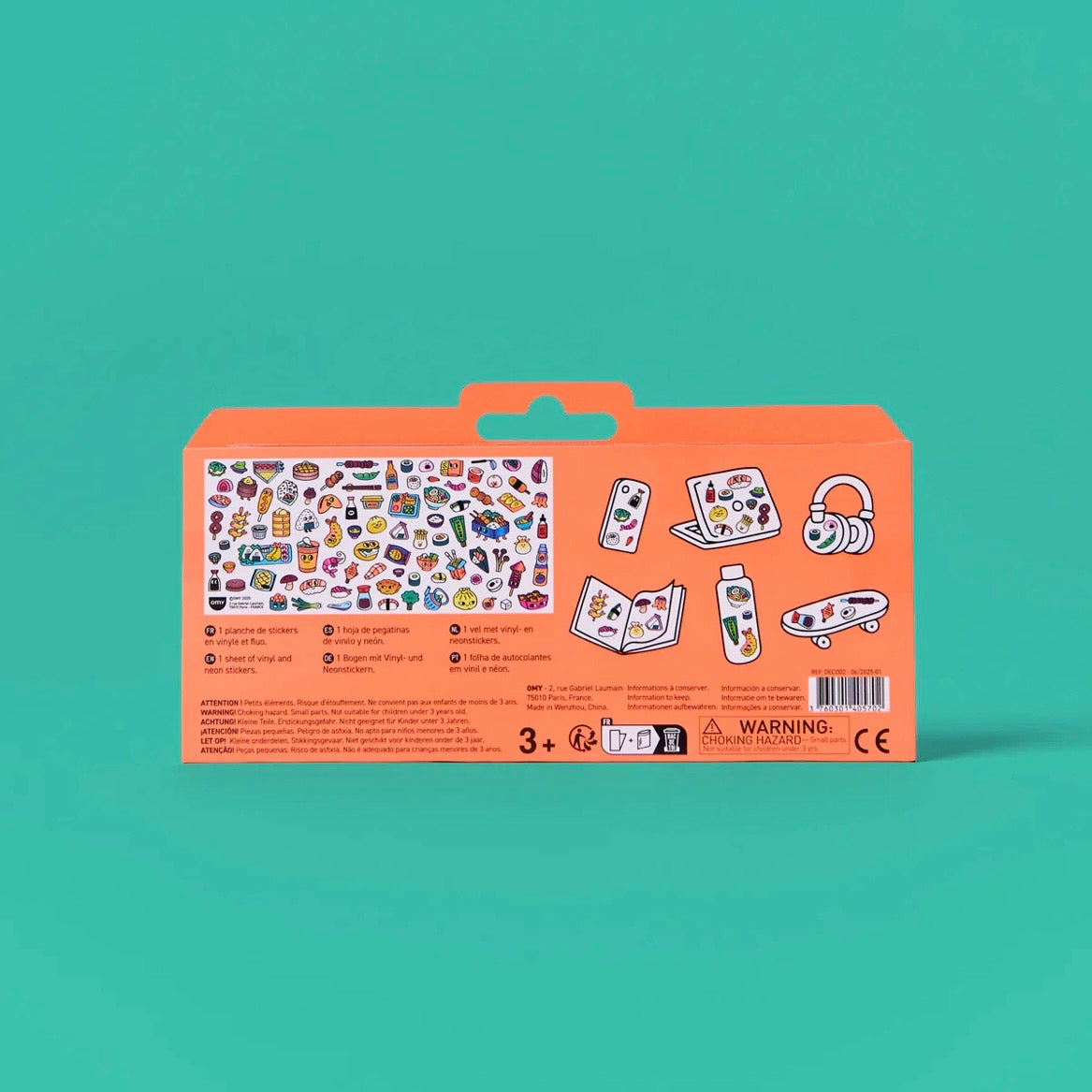 Stickerbogen - Sushi Shop