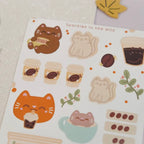 Stickerbogen - Coffee Shop