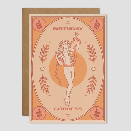 Grußkarte - Birthday Goddess