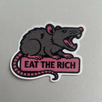 Sticker - Eat The Rich (Rat)