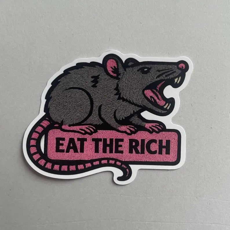 Sticker - Eat The Rich (Rat)