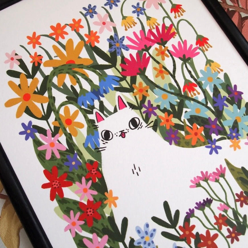 A4 Print - Meadow Cat