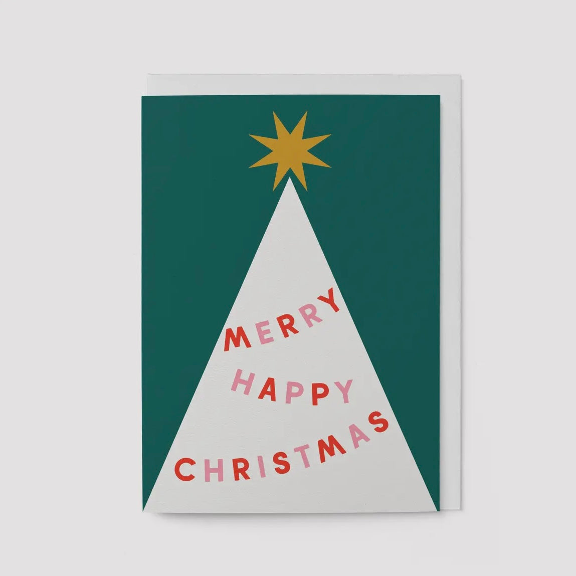 Grußkarte - Merry Happy Christmas