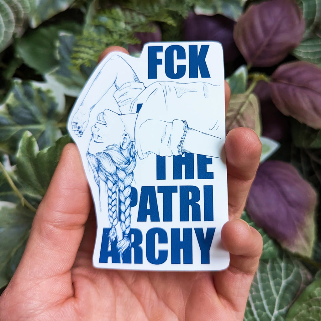 Sticker - FCK The Patriarchy (Braids)