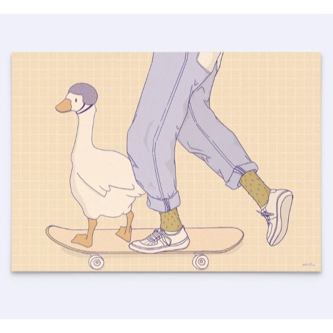 A5 Print - Skating Around