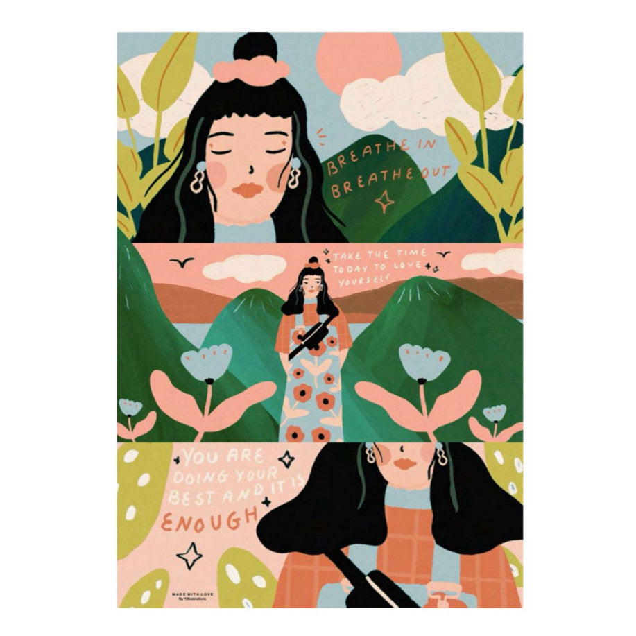 A4 Print - Breathe In, Breathe Out