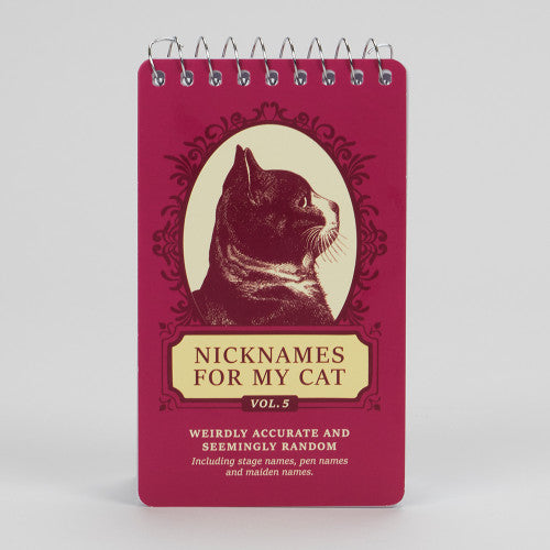 Spiralblock - Nicknames for my Cat