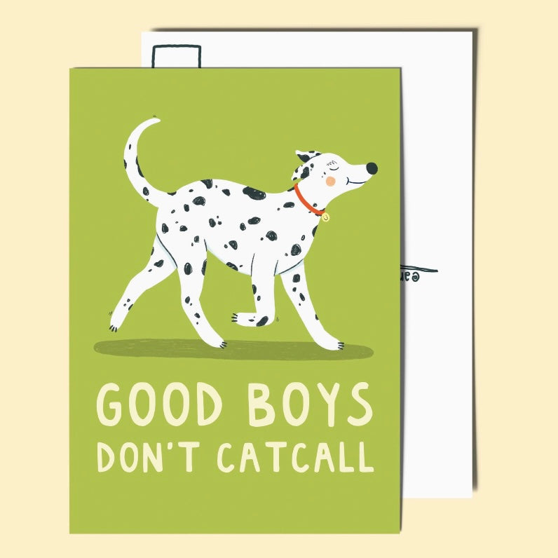 Postkarte - Good Boys Don't Catcall