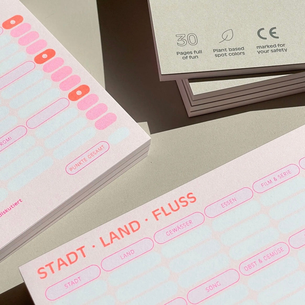 Spieleblock - Stadt Land Fluss