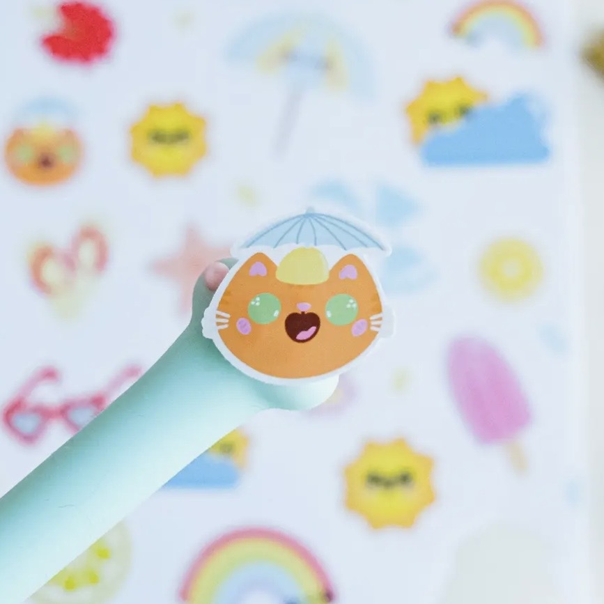 Stickerbogen - Summer Party