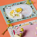 Brettchen - Weiße Katze