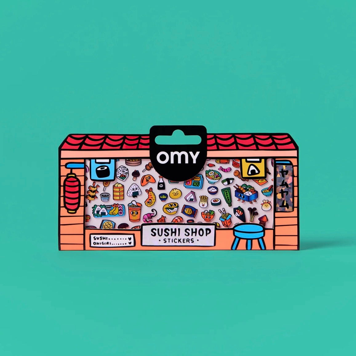 Stickerbogen - Sushi Shop