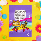 Postkarte - Awesome Tiger