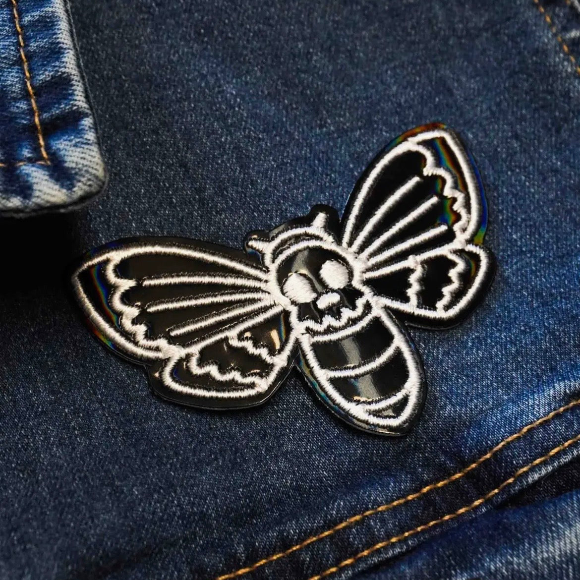 Patch - Moth - black
