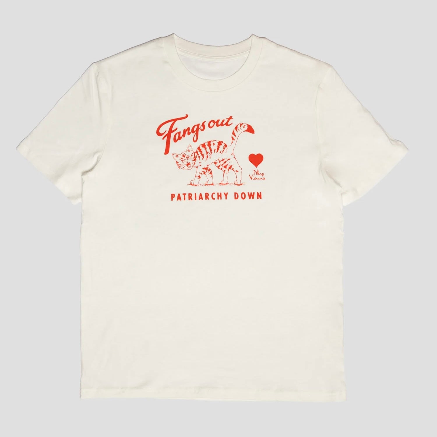 T-Shirt - Fangs Out Patriarchy Down