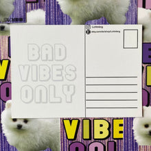 Postkarte - Bad Vibes Only