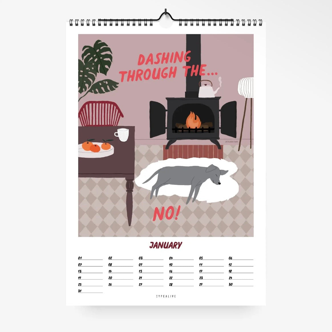 Wandkalender (undatiert) - Dogs